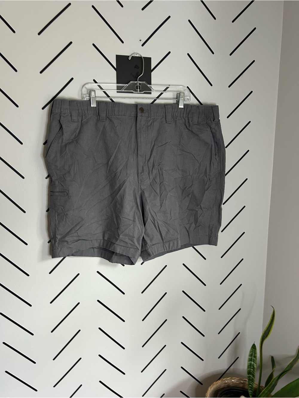 Men’s carhartt relaxed fit rugged flex 8” cargo shorts grey - Picture 2 of 6